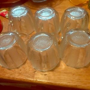 Vintage glass punch bowls